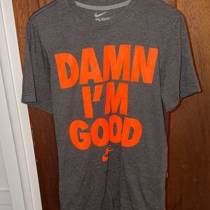 Nike Women’s “Damn I’m Good” Graphic Tee – Size Small – $10